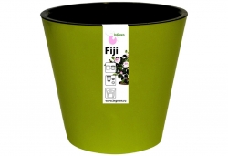 Горшок д/цв пл 1,6л "Ingreen" "Fiji" салатовый д16см h14см со/вставк ING1553СЛ