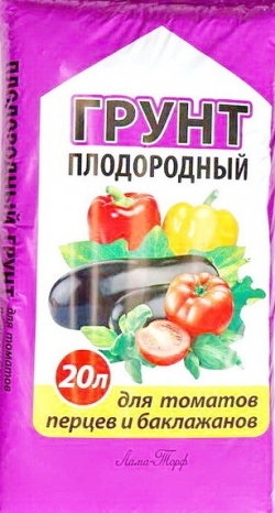 Плодородный грунт Для томатов перца и баклажанов 20л