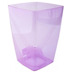 Сильвия кашпо 12  (1,8л) прозрачный фиолетовый