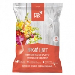 PROMIX (Промикс) Яркий цвет грунт цветочный 10л., пакет (СЗТК)