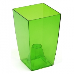 Сильвия кашпо 12  (1,8л) прозрачный зеленый