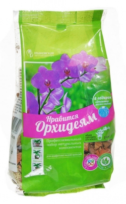 Набор д/орхидей (кора.мох,уголь,микориза)2лИвановская Цветочная Оранжерея
