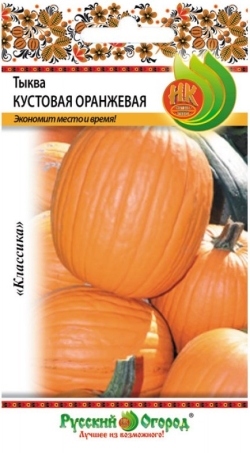 Тыква Кустовая оранжевая занимает мало места при отл урожае  НК 2 г